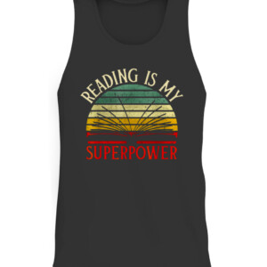 Vintage Reading Bookworm Shirt Reading is My Superpower T Shirt CATT black front.jpg