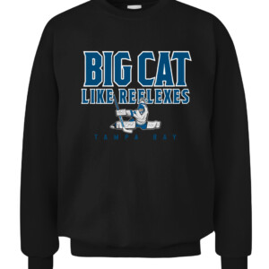 BIG CAT LIKE REFLEXES SHIRT ANDREI VASILEVSKIY, Tampa Bay Lightning CACS black front.jpg