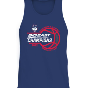 UCONN HUSKIES BEC WBB CONFERENCE CHAMPIONS SHIRT UConn Women's Basketball, 2022 Big East Tournament Champions, Connecticut Huskies CATT navy front.jpg