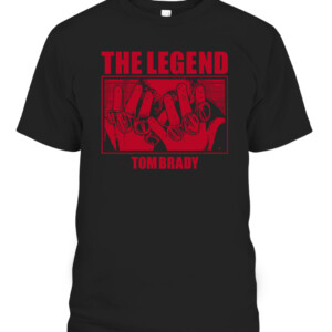 TOM BRADY THE LEGEND SHIRT 7 Times Champions CAPT black front.jpg