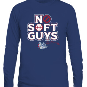 DREW TIMME NO SOFT GUYS SHIRT Gonzaga Bulldogs CALS navy front.jpg
