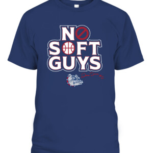 DREW TIMME NO SOFT GUYS SHIRT Gonzaga Bulldogs CAPT navy front.jpg
