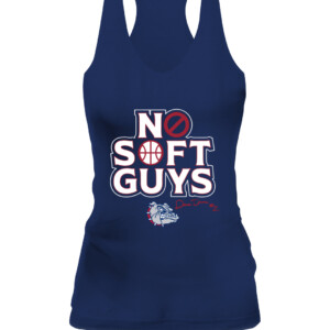 DREW TIMME NO SOFT GUYS SHIRT Gonzaga Bulldogs CAWT navy front.jpg