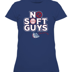DREW TIMME NO SOFT GUYS SHIRT Gonzaga Bulldogs CAWTS navy front.jpg