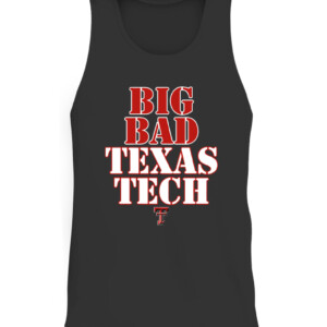 BIG BAD TEXAS TECH SHIRT Texas Tech Red Raiders CATT black front.jpg