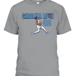 CALEB LOVE CAROLINA LOVE SHIRT North Carolina Tar Heels CABT sport grey front.jpg