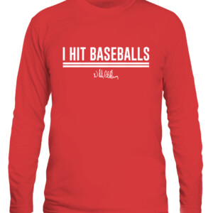 I HIT BASEBALLS SHIRT Nick Castellanos, Philadelphia Phillies CALS red front.jpg