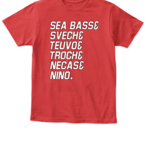 SEA BASS & SVECH & TEUVO & TROCH & NECAS & NINO SHIRT Sebastian Aho, Andrei Svechnikov, Teuvo Teravainen, Vincent Trocheck, Martin Necas, & Nino Niederreiter, Carolina Hurricanes APKT red front.jpg