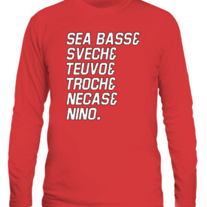 SEA BASS & SVECH & TEUVO & TROCH & NECAS & NINO SHIRT Sebastian Aho, Andrei Svechnikov, Teuvo Teravainen, Vincent Trocheck, Martin Necas, & Nino Niederreiter, Carolina Hurricanes CALS red front.jpg
