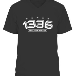 1336 BEST COACH EVER SHIRT Gregg Popovich, San Antonio Spurs CAVN black front.jpg