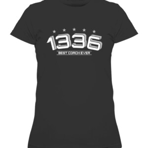 1336 BEST COACH EVER SHIRT Gregg Popovich, San Antonio Spurs CAWTS black front.jpg