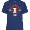 B1G CHAMPS SHIRT ILLINOIS BASKETBALL, Illinois Fighting Illini CABT navy front.jpg