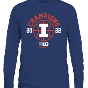 B1G CHAMPS SHIRT ILLINOIS BASKETBALL, Illinois Fighting Illini CALS navy front.jpg