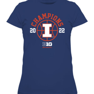 B1G CHAMPS SHIRT ILLINOIS BASKETBALL, Illinois Fighting Illini CAWTS navy front.jpg