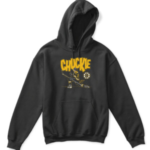 Chuckie Shirt Charlie McAvoy, Boston Bruins APKH black front.jpg