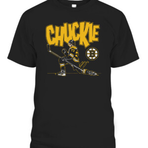Chuckie Shirt Charlie McAvoy, Boston Bruins CABT black front.jpg