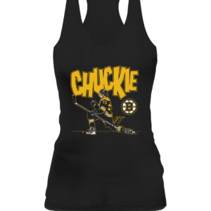 Chuckie Shirt Charlie McAvoy, Boston Bruins CAWT black front.jpg