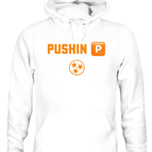 PUSHIN' TN SHIRT Tennessee Volunteers, SEC, NCAA Tournaments CAUH white front.jpg