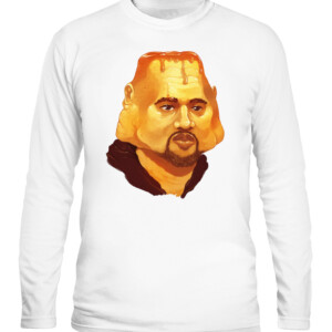 Flanye West Shirt Funny Kanye West, Flan Cake, #FoodWithNames CALS white front.jpg