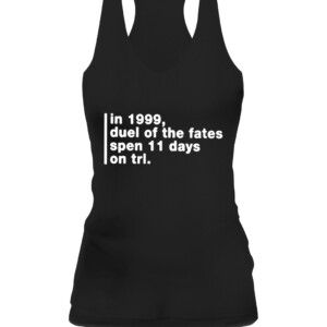 In 1999, Duel Of The Fates Spen 11 Days On Trl Shirt CAWT black front.jpg
