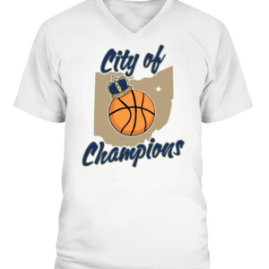 AKRON CITY OF CHAMPIONS SHIRT Akron Zips men's basketball, Akron Zips CAVN white front.jpg
