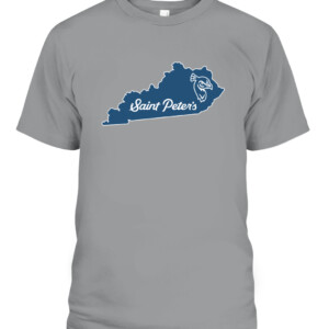 STATE OF SAINT PETER'S SHIRT #StrutUp, Saint Peter's Peacocks CABT sport grey front.jpg