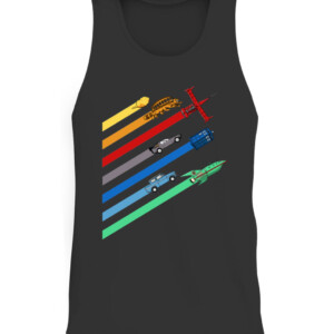 I Believe I Can Fly Shirt Back to the Future, Cartoon, Cowboy Bebop, DeLorean, Doctor Who, Dragon Ball, Dragon Ball Z, Futurama, Harry Potter, Manga, Mashup, Movie, Spike Spiegel, Swordfish II, TARDIS, TV CATT black front.jpg