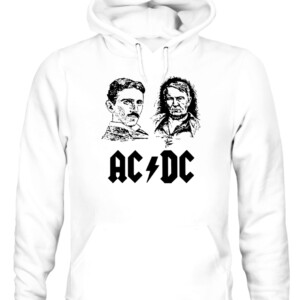 Nikola Tesla Thomas Edison AC DC Science Shirt #rock #metal #acdc