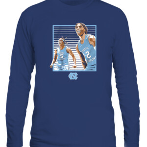 ARMANDO BACOT AND CALEB LOVE FRAME IT SHIRT Carolina Tar Heels CALS navy front.jpg