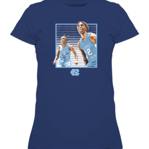 ARMANDO BACOT AND CALEB LOVE FRAME IT SHIRT Carolina Tar Heels CAWTS navy front.jpg