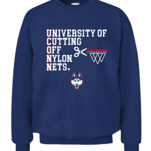 UNIVERSITY OF CUTTING OFF NYLON NETS SHIRT UConn, Connecticut Huskies