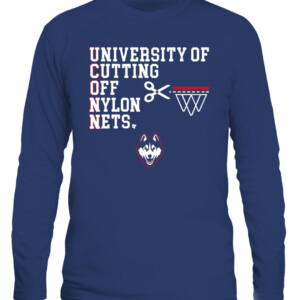 UNIVERSITY OF CUTTING OFF NYLON NETS SHIRT UConn, Connecticut Huskies