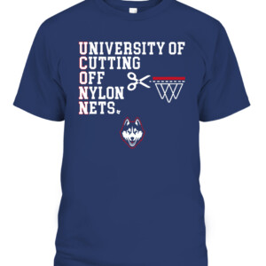 UNIVERSITY OF CUTTING OFF NYLON NETS SHIRT UConn, Connecticut Huskies