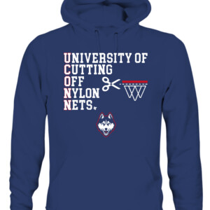 UNIVERSITY OF CUTTING OFF NYLON NETS SHIRT UConn, Connecticut Huskies