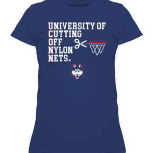 UNIVERSITY OF CUTTING OFF NYLON NETS SHIRT UConn, Connecticut Huskies