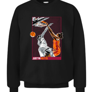 THE POSTER SHIRT JUSTYN MUTTS, Virginia Tech Hokies CACS black front.jpg