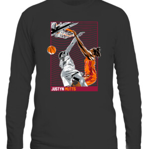 THE POSTER SHIRT JUSTYN MUTTS, Virginia Tech Hokies CALS black front.jpg