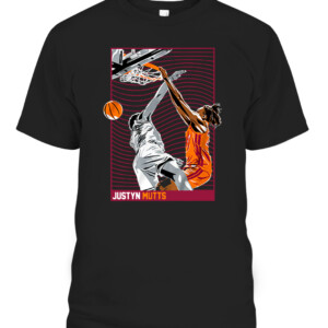 THE POSTER SHIRT JUSTYN MUTTS, Virginia Tech Hokies CAPT black front.jpg