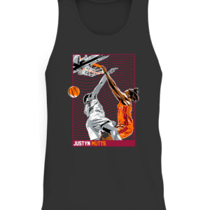 THE POSTER SHIRT JUSTYN MUTTS, Virginia Tech Hokies CATT black front.jpg