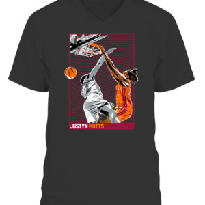THE POSTER SHIRT JUSTYN MUTTS, Virginia Tech Hokies CAVN black front.jpg