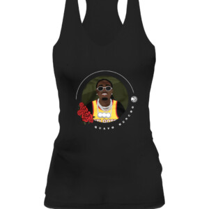 QUAVO HUNCHO SHIRT Gwinnett native, rap star, Atlanta Hawks CAWT black front.jpg
