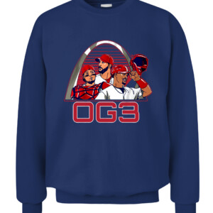 OG3 SHIRT Yadier Molina, Adam Wainwright, Albert Pujols, St. Louis Cardinals CACS navy front.jpg
