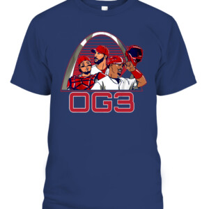 OG3 SHIRT Yadier Molina, Adam Wainwright, Albert Pujols, St. Louis Cardinals CAPT navy front.jpg