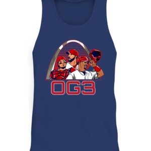 OG3 SHIRT Yadier Molina, Adam Wainwright, Albert Pujols, St. Louis Cardinals CATT navy front.jpg
