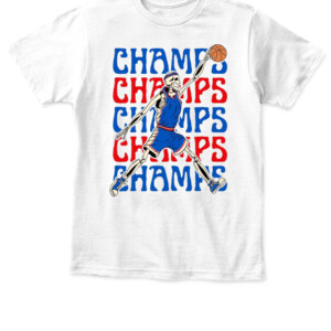 KANSAS SKELETON CHAMPS SHIRT Kansas Jayhawks 2022 NCAA Men's Basketball National Champions