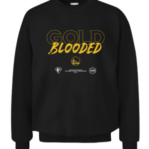 Gold Blooded Shirt 2022 NBA Playoffs, Golden State Warriors CACS black front.jpg