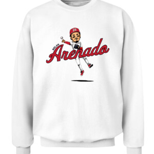 NOLAN ARENADO CARICATURE SHIRT St. Louis Cardinals CACS white front.jpg