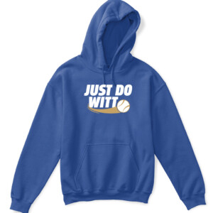 JUST DO WITT SHIRT Bobby Witt Jr, Kansas City Royals APKH royal front.jpg