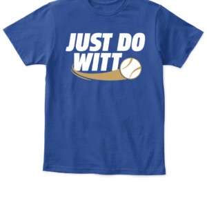 JUST DO WITT SHIRT Bobby Witt Jr, Kansas City Royals APKT royal front.jpg