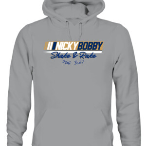 NICKY BOBBY SHAKE & RAKE SHIRT NICKY LOPEZ, BOBBY WITT, Kansas City Royals CAUH sport grey front.jpg